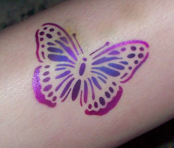 temporary tattoo butterfly