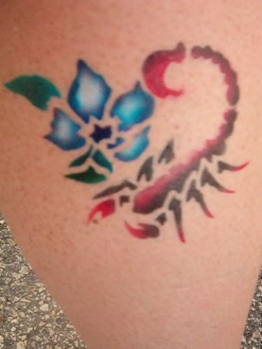 temporary-tattoo-scorpion