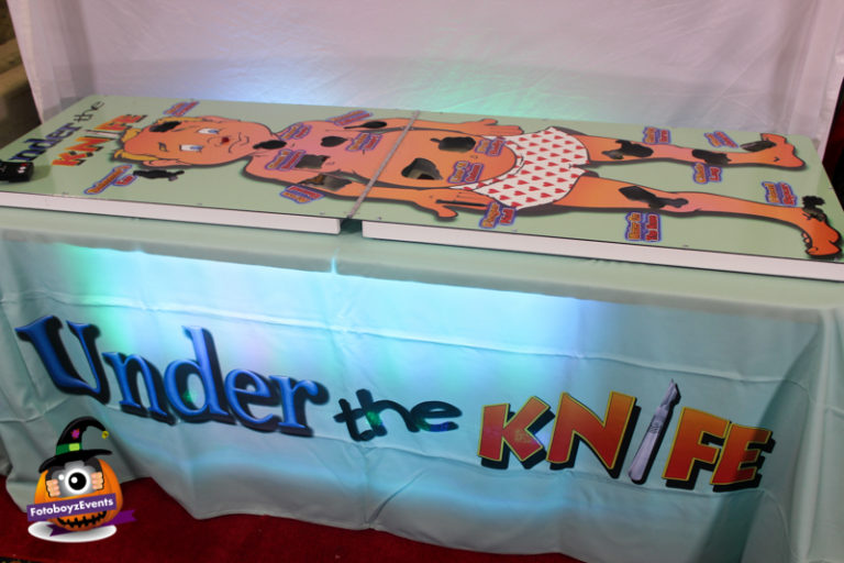 The Under the Knife Game is an over-sized board game that’s fun for all ages!