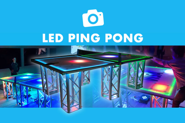 led ping pong table